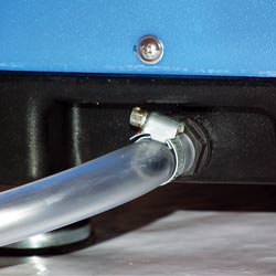 A self-draining crawl space dehumidifier connected to a sump pump system in Stittsville