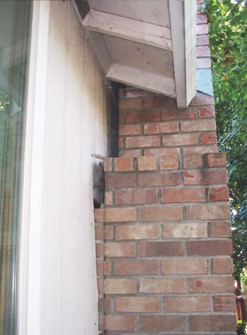 sinking, leaning chimneys that are in danger of collapse in Navah