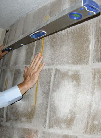 severe foundation wall failure symptoms of a basement wall in Crysler