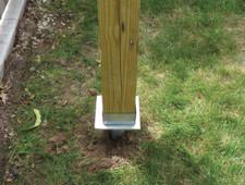 Helical Deck Piers Combined with Deck Post In Gloucester