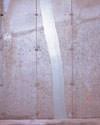 Installed FlexiSpan: Basement wall crack system installed