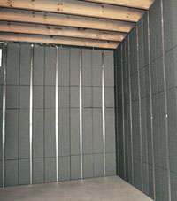 Thermal insulation panels for basement finishing in Orleans, Ontario