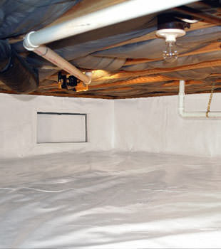 A complete crawl space repair system in Brockville
