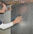 installation steps for crawl space insulation in a crawl space in Rockland