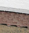 crawl space insulation installed in Renfrew over our extra large drainage matting