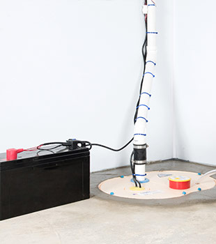 A sump pump installed in Arnprior by Atlantic Basement Systems
