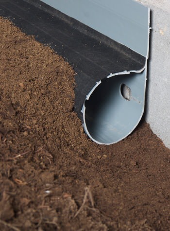 crawl space drain system installed in Morewood
