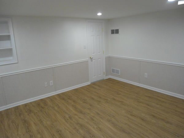a bright white washable basement wall covering that does not adhere to the walls and resists mold & rot for Elizabethtown homeowners