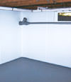 Orleans, ON wet basement wall covering that tucks into a perimeter drainage system